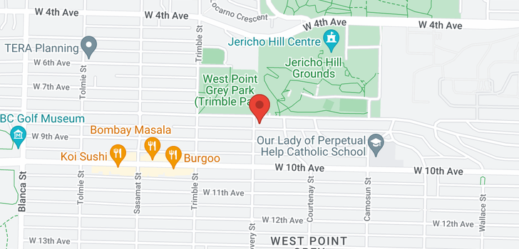 map of 4296 W 8TH AVENUE